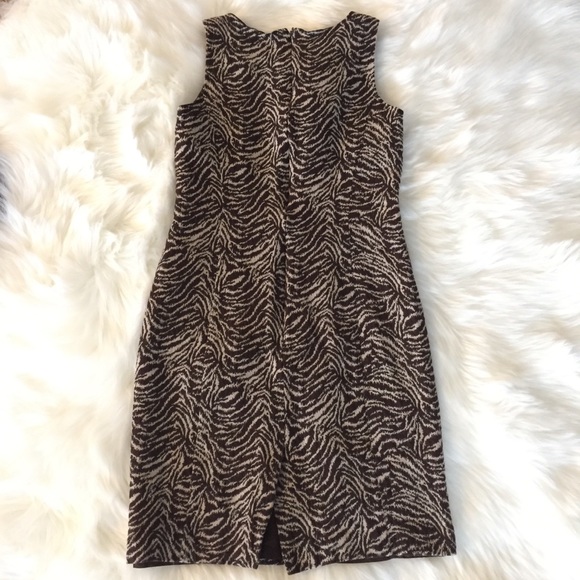 Ann Taylor 0 Petite Animal print Dress - Picture 3 of 3